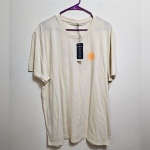 United By Blue Cream Down To Earth Short Sleeve‎ Tee XXL